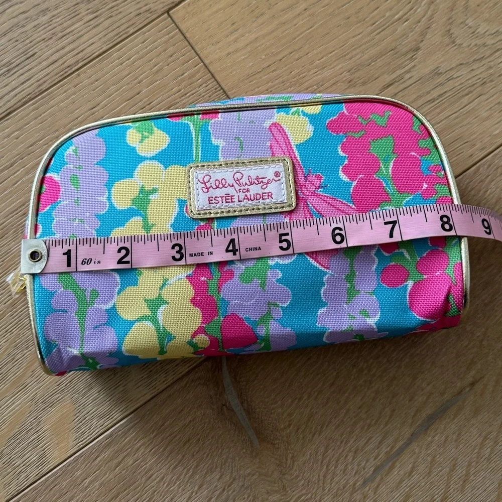 Lilly Pulitzer x Estée Lauder Floral Cosmetic Bag Makeup Pouch Travel Case